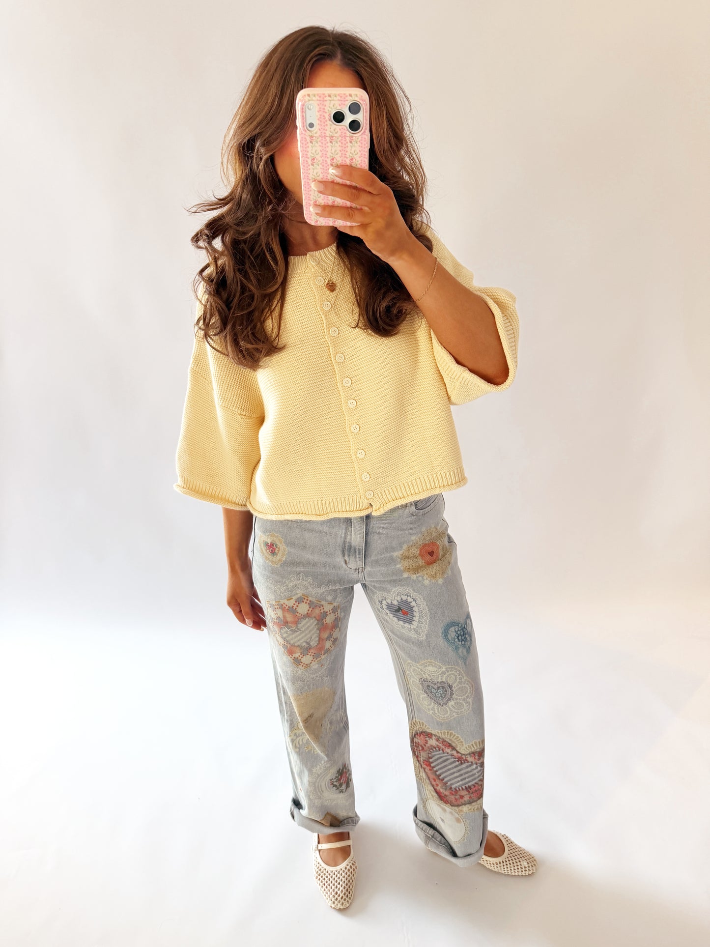 Berry Sweet Patch Jeans RESTOCK