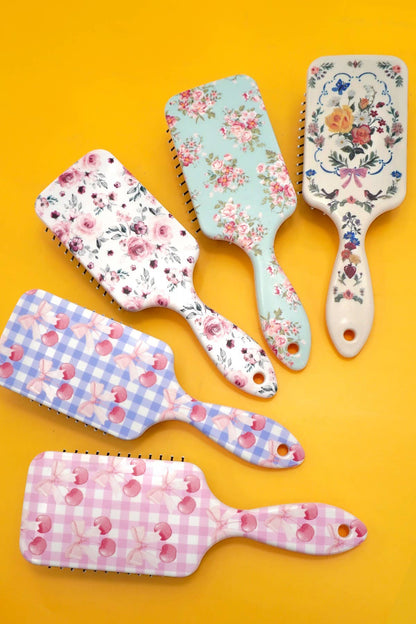 Vintage Rose LARGE DETANGLE PADDLE HAIR BRUSH