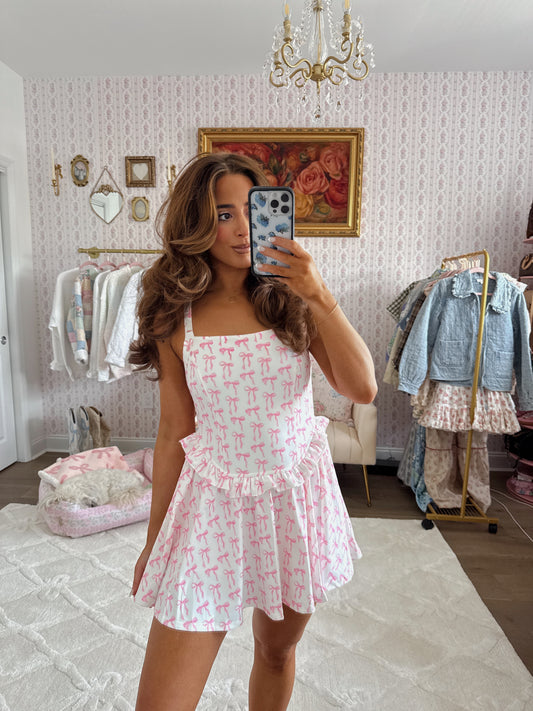 Magic Kingdom Ruffled Bow Tennis Skort Dress