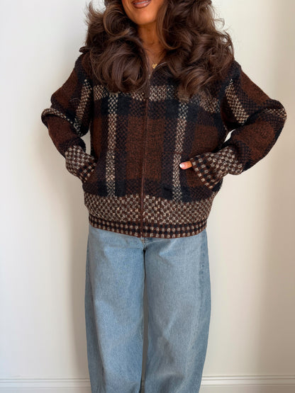 The Ski Lodge Zip Knit Sweater RESTOCK 1-2 week