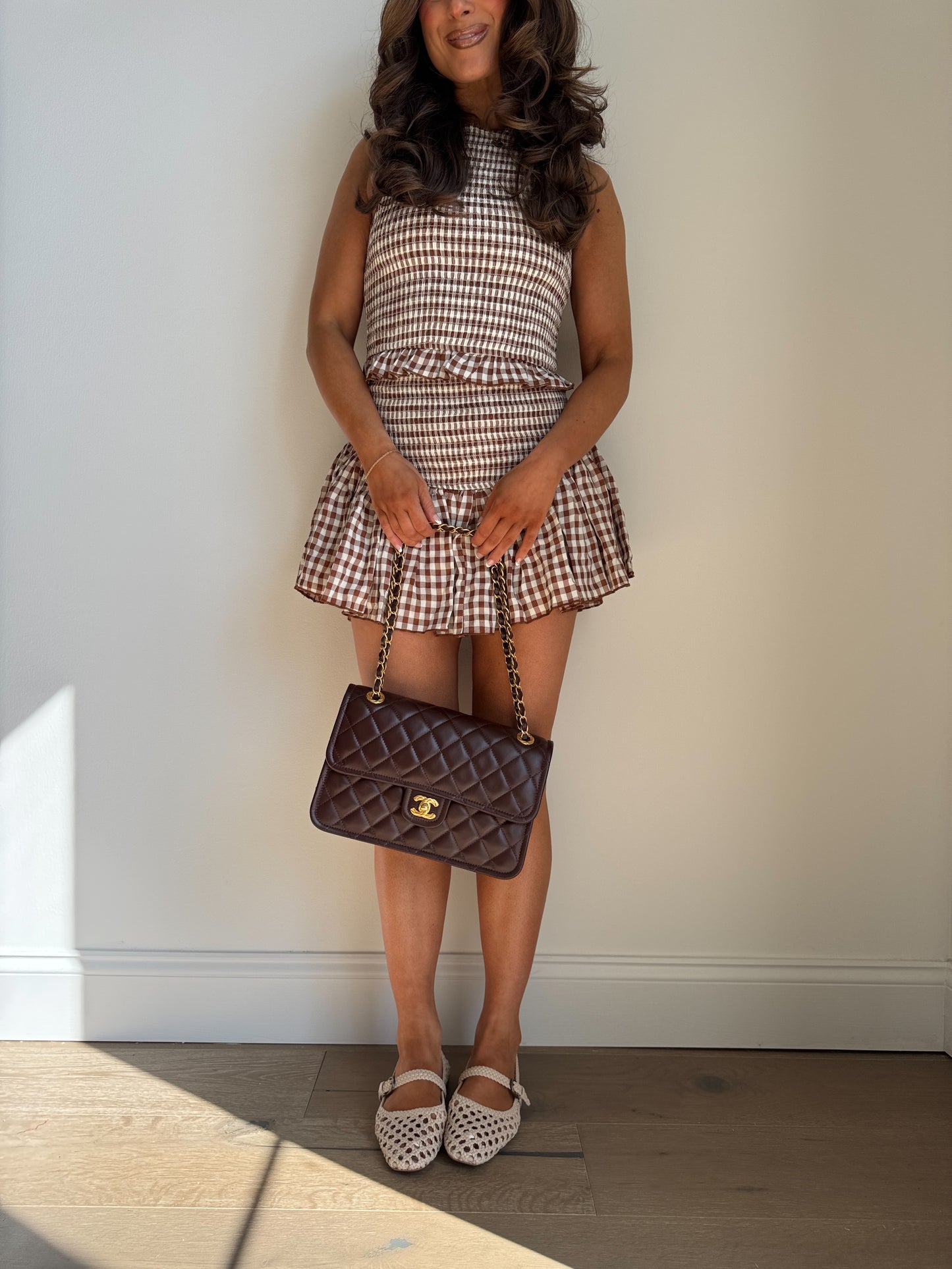 Autumn Amber Gingham Set (can’t restock)