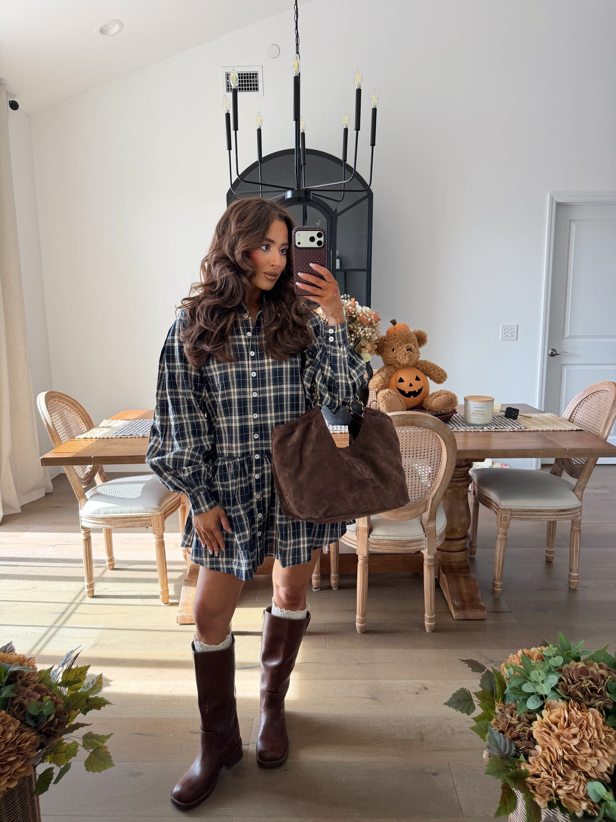 Brown Butter Cookie Dress Navy