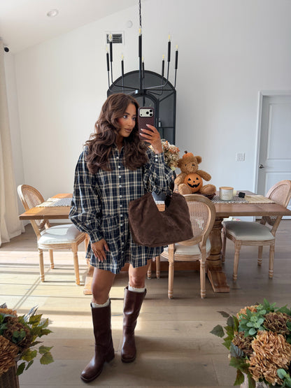 Brown Butter Cookie Dress Navy