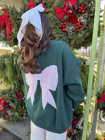 Very Merry Bowmas 🎀🎄 Embroidered Crewneck