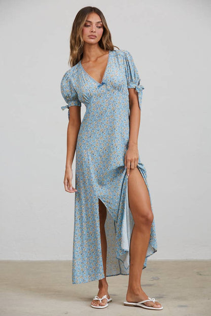 The Coastal Tide Maxi Dress