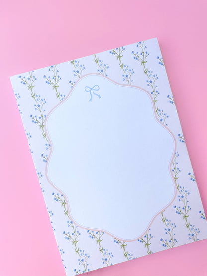 Pink Bow Notepad