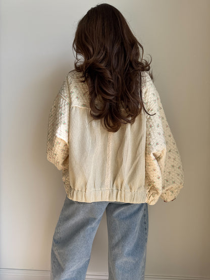 Oat Vintage Cottage Cozy Knit Cardigan ships October 9th