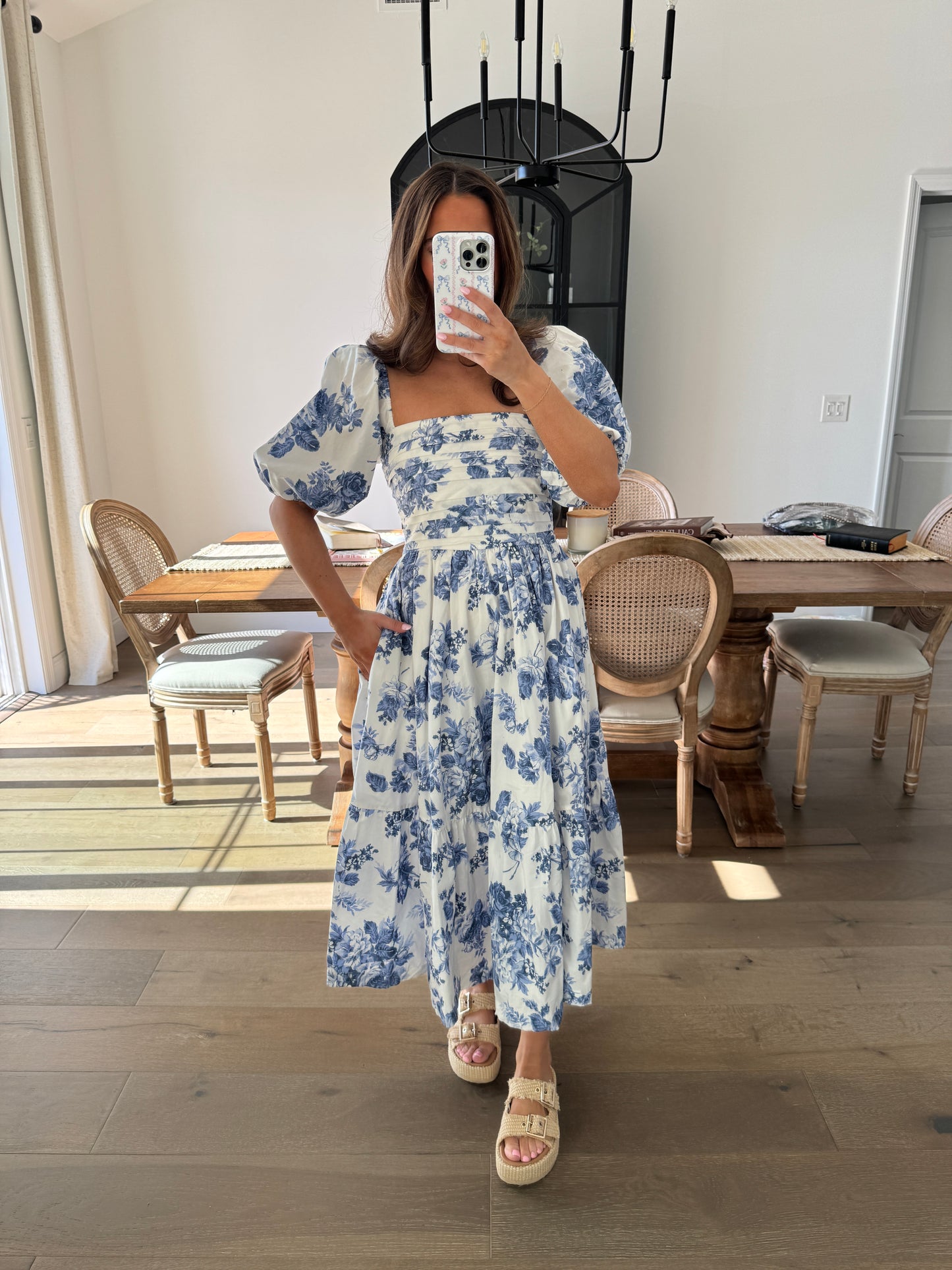 AF floral midi XS