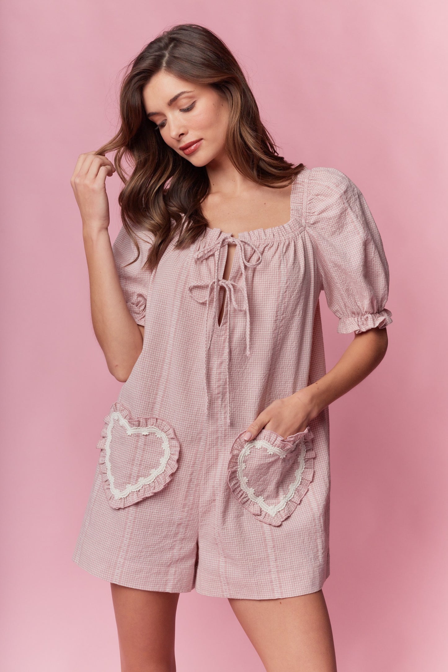 Hearts Full Romper