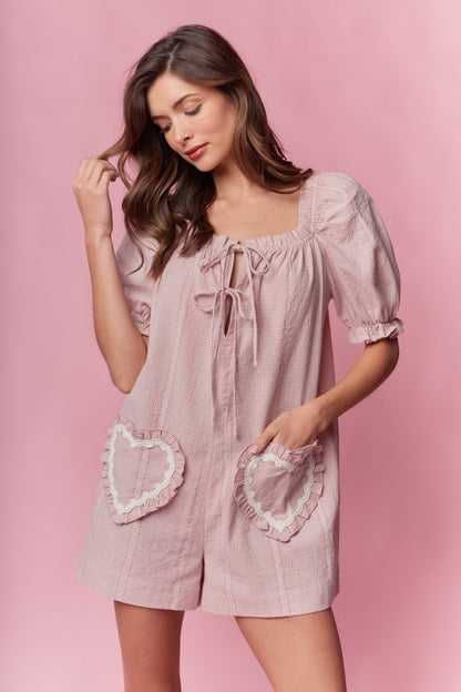 Hearts Full Romper