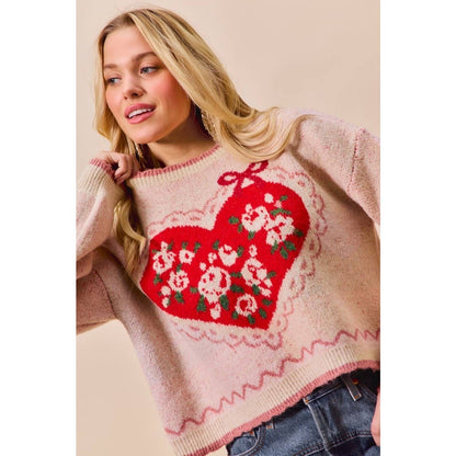 Coquette & Hearts Sweater Top (can’t restock)