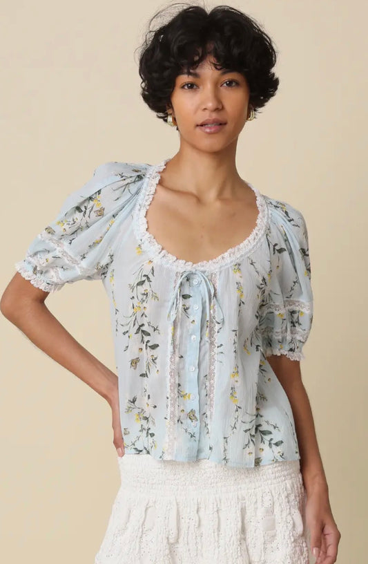 Mariela Floral Blouse Top