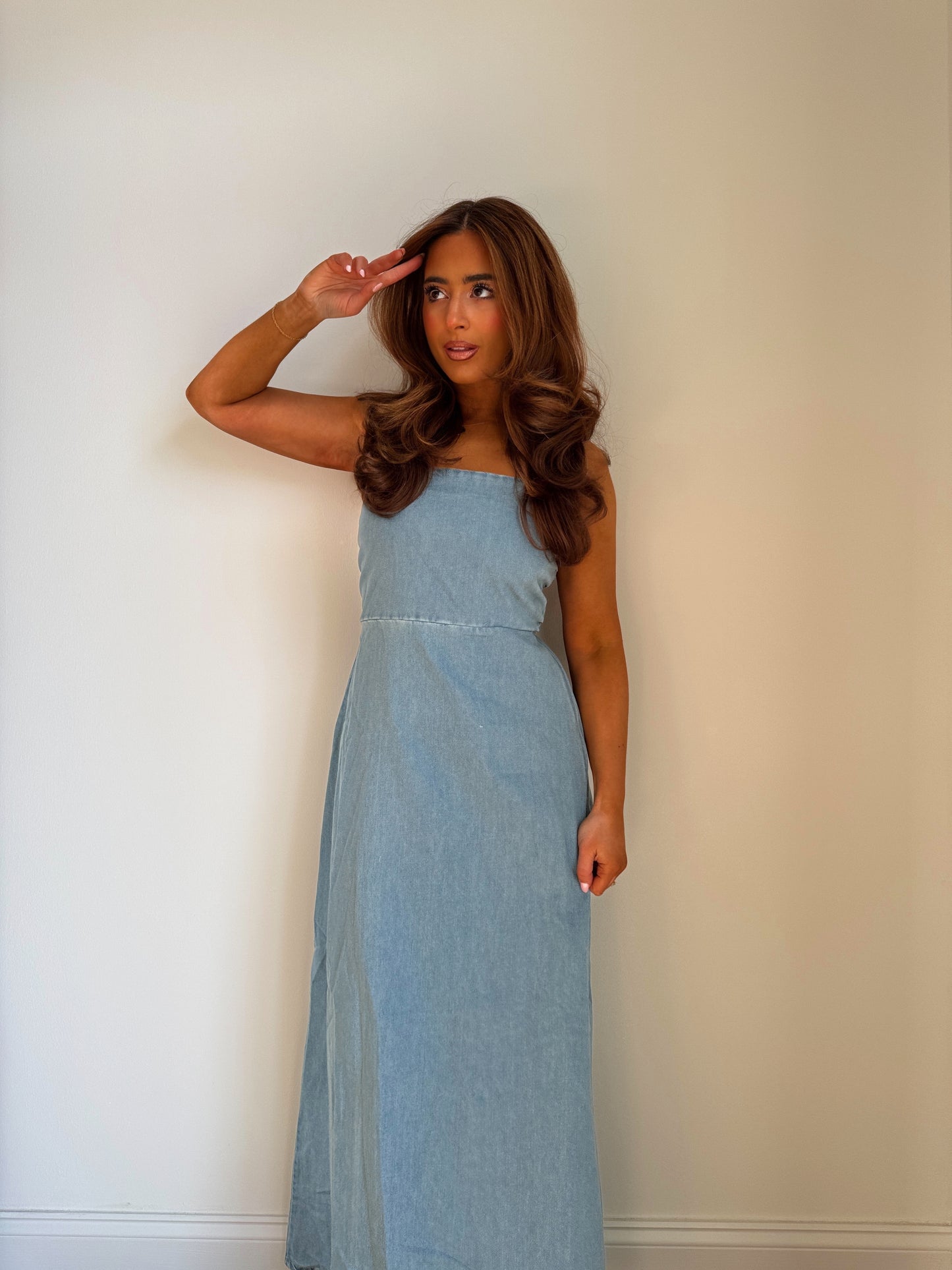 Denim Maxi Dress