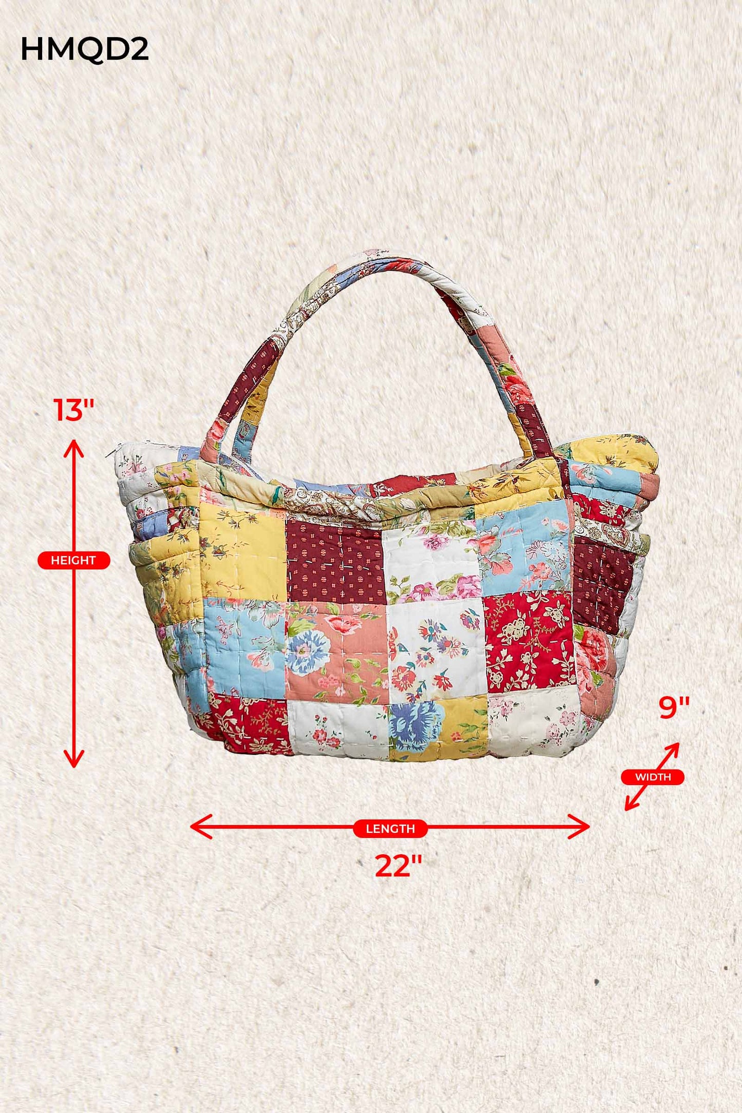 Garden Patchwork Tote