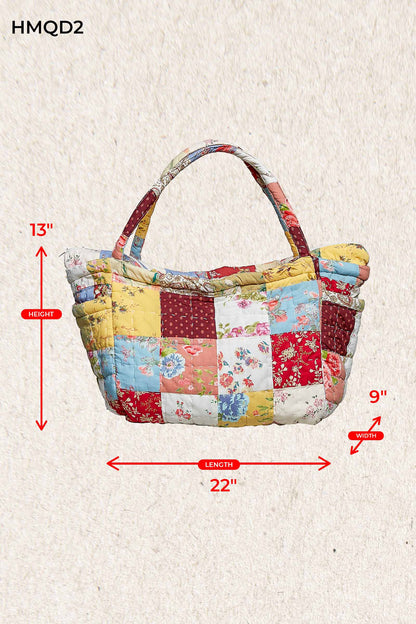 Garden Patchwork Tote