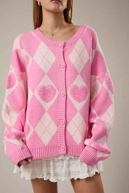 First Crush Pink 💖 Cardigan