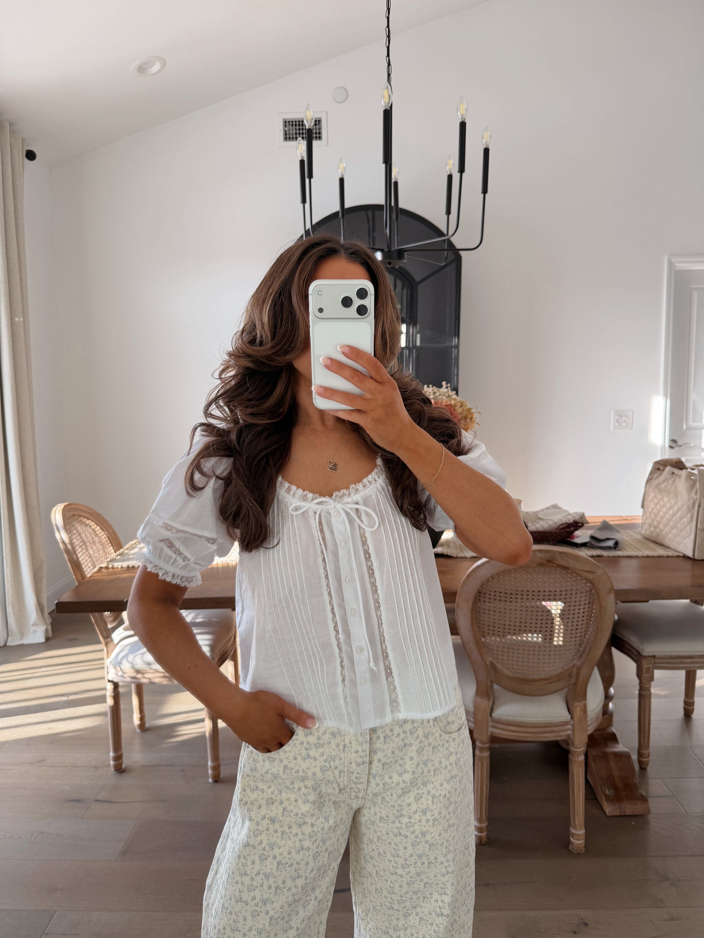 First Bloom 100% Cotton Top (White Dove)
