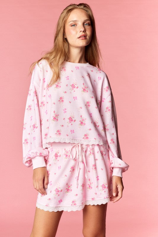 Harvest Petal Floral Skort Set