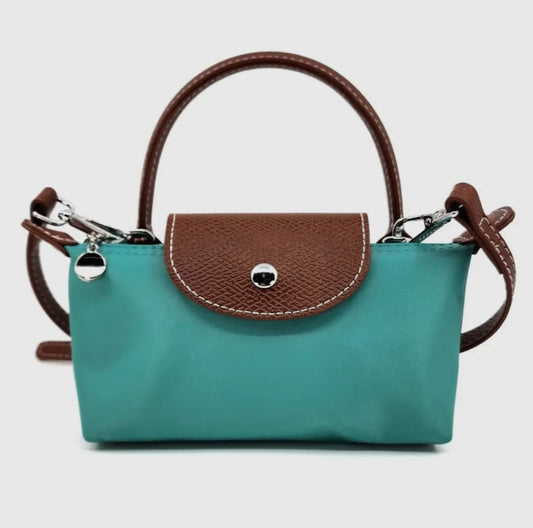 Jasmine Pouchette Crossbody Bag with Teddy charm