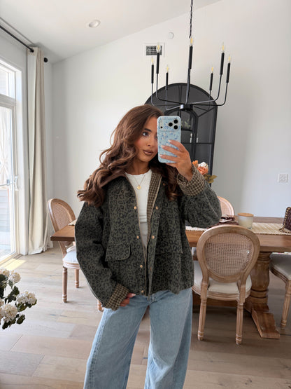 Ashby Leopard Barn Jacket