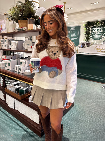 Teddy’s Cozy Cabin Sweater 🧸