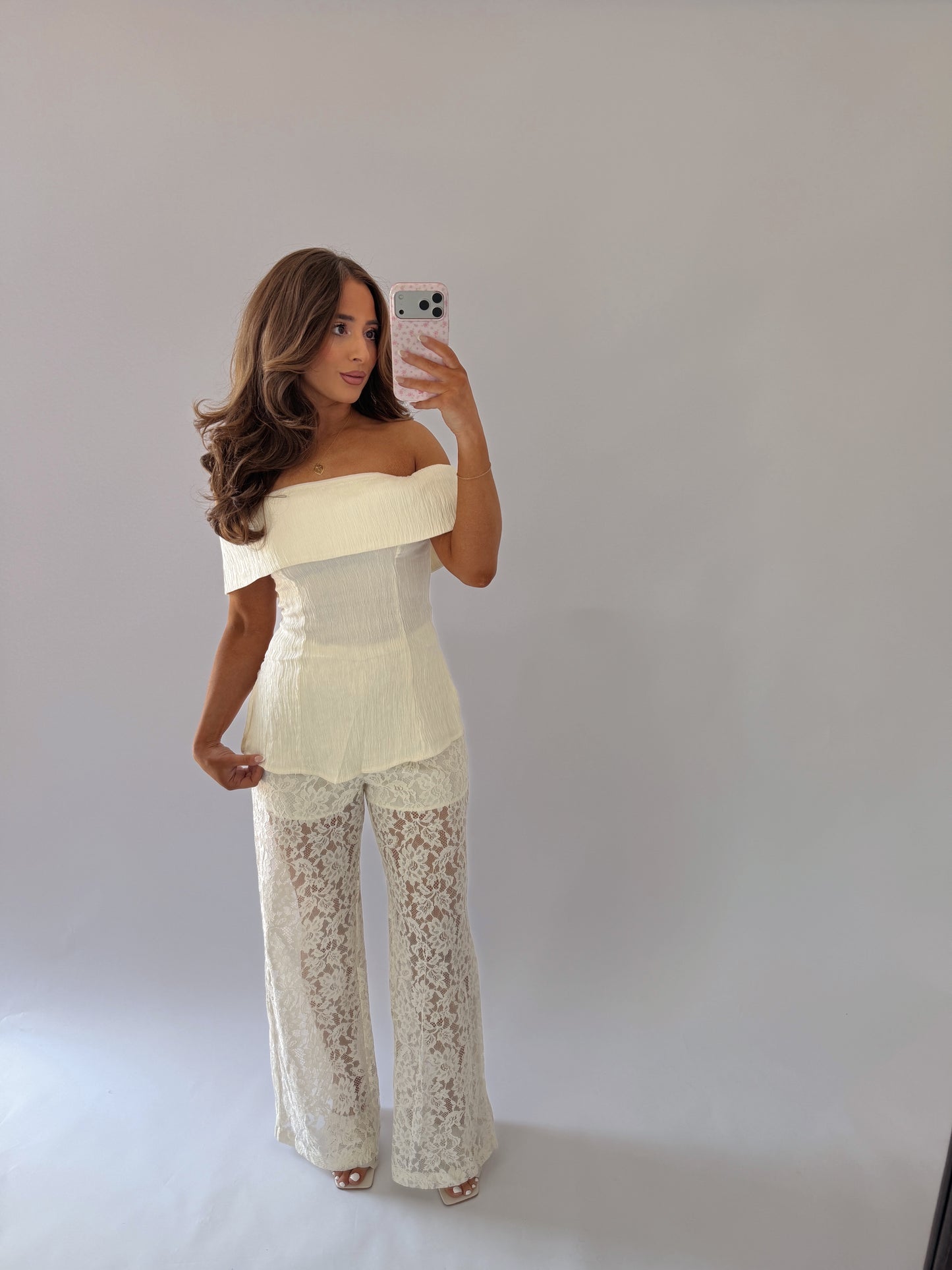 Coconut 🥥 Milk Vintage Lace Set