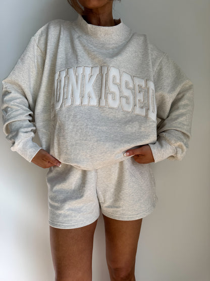 Sunkissed Oatmilk Mockneck Crewneck