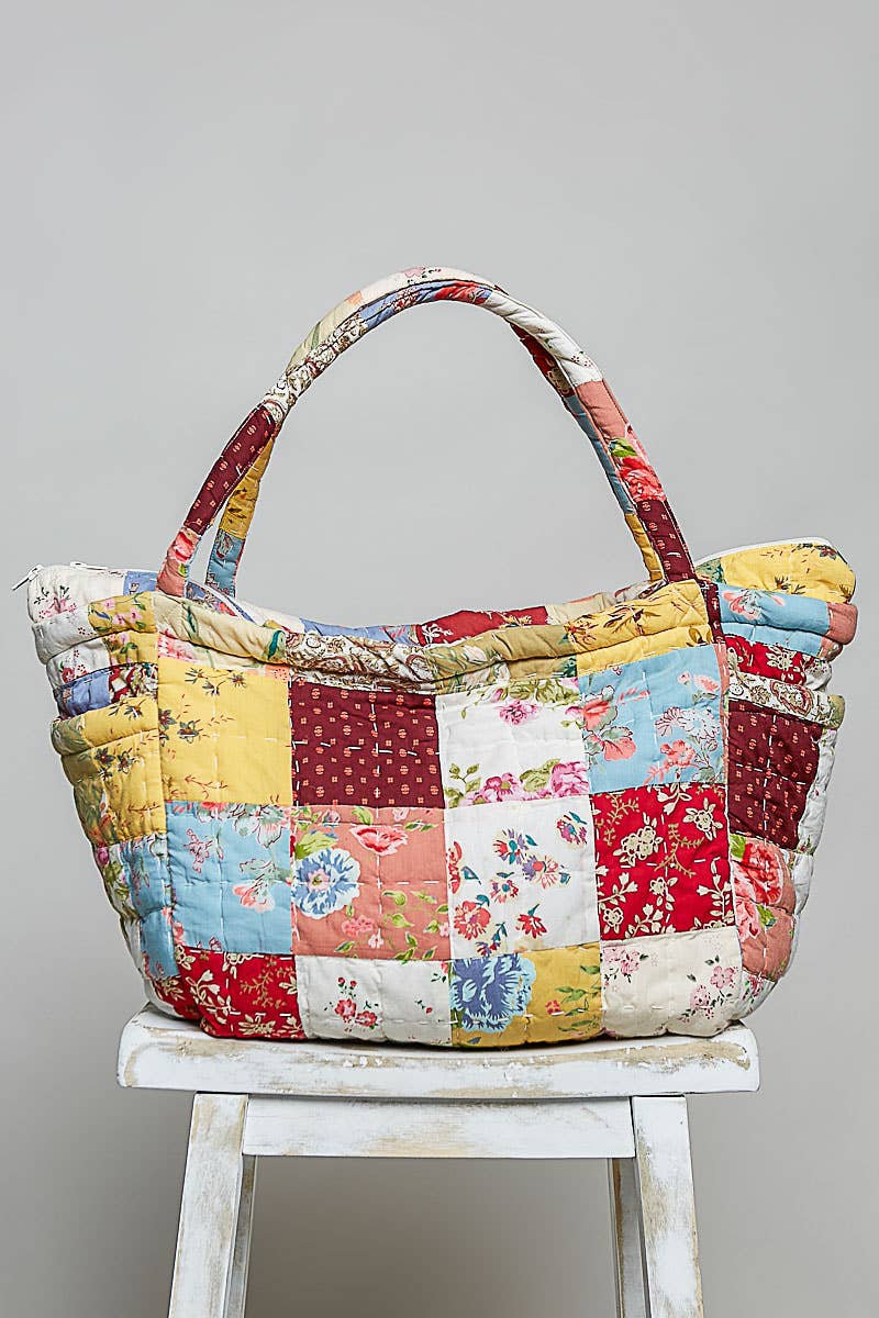 Garden Patchwork Tote