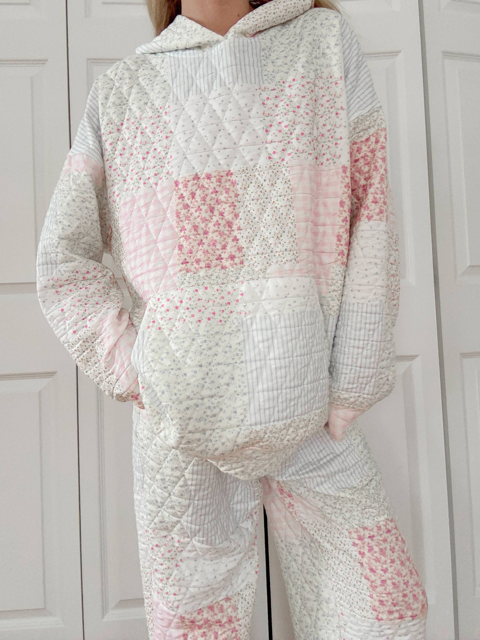 Guardian Petals Pastel Women's Sherpa Hoodie