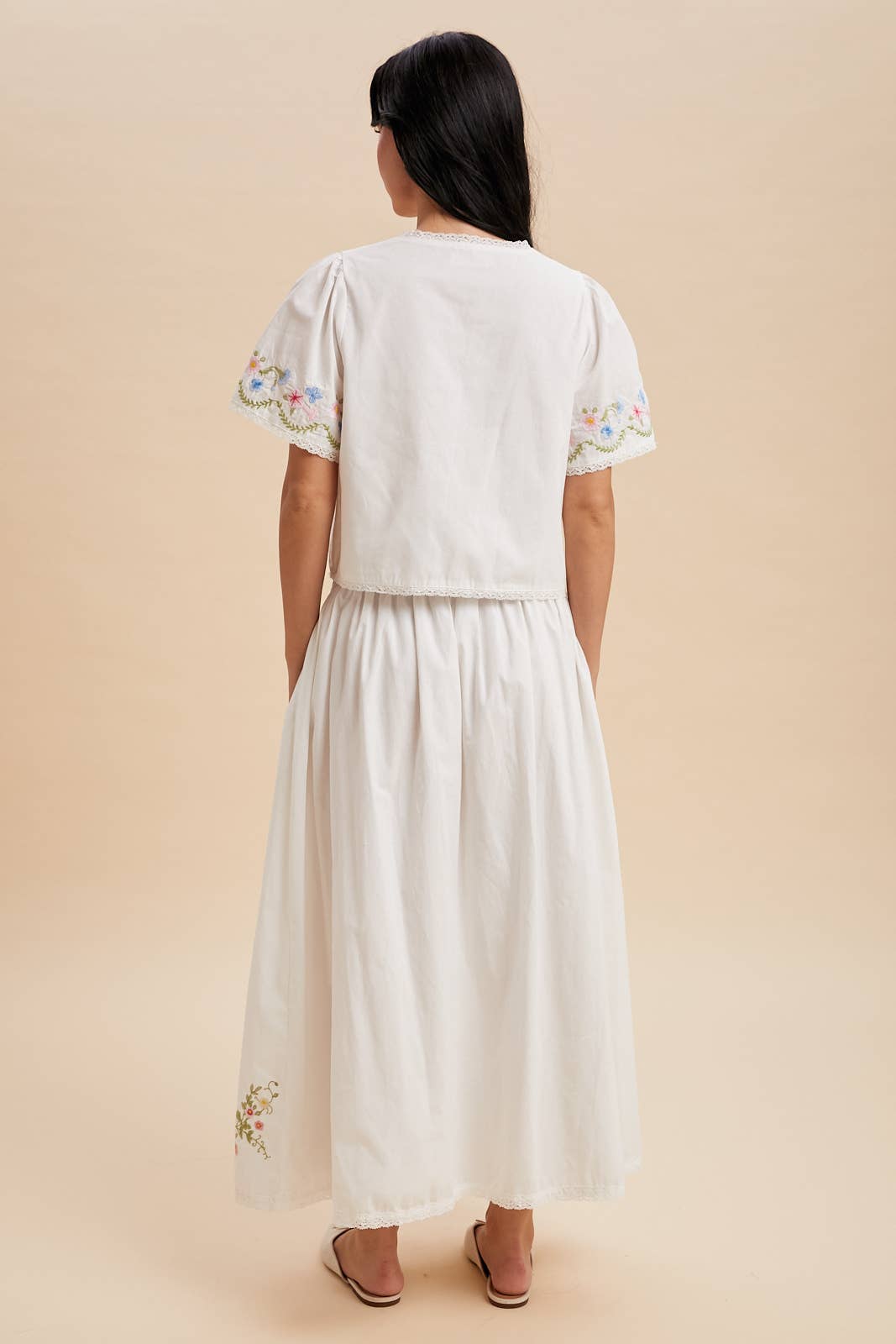 Oatmilk Garden Skirt Set