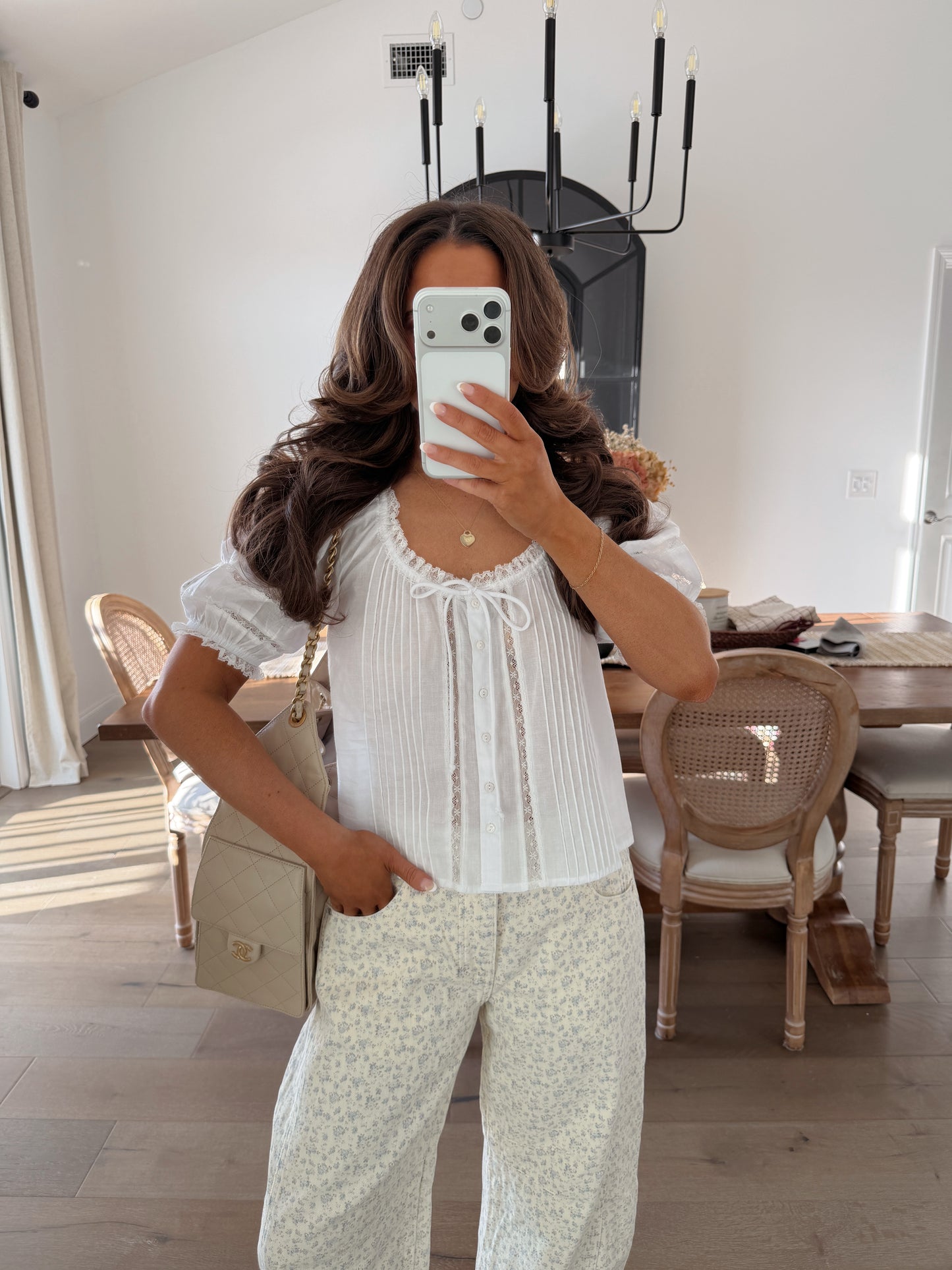 First Bloom 100% Cotton Top (White Dove)