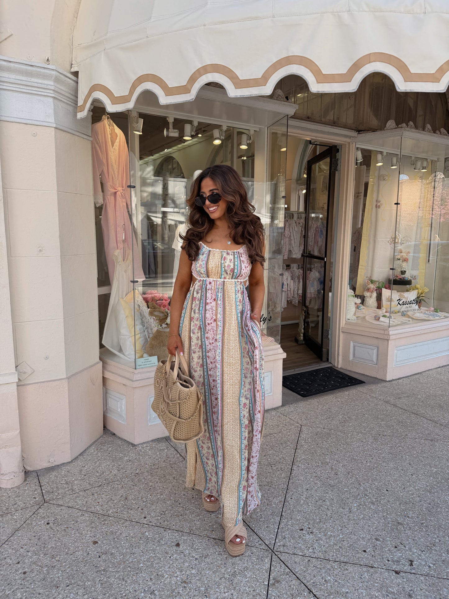 Blossom Patchwork Beach Maxi Dress RESTOCK 2 weeks