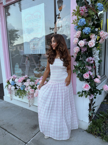 Cotton Candy Gingham Maxi (can’t restock)