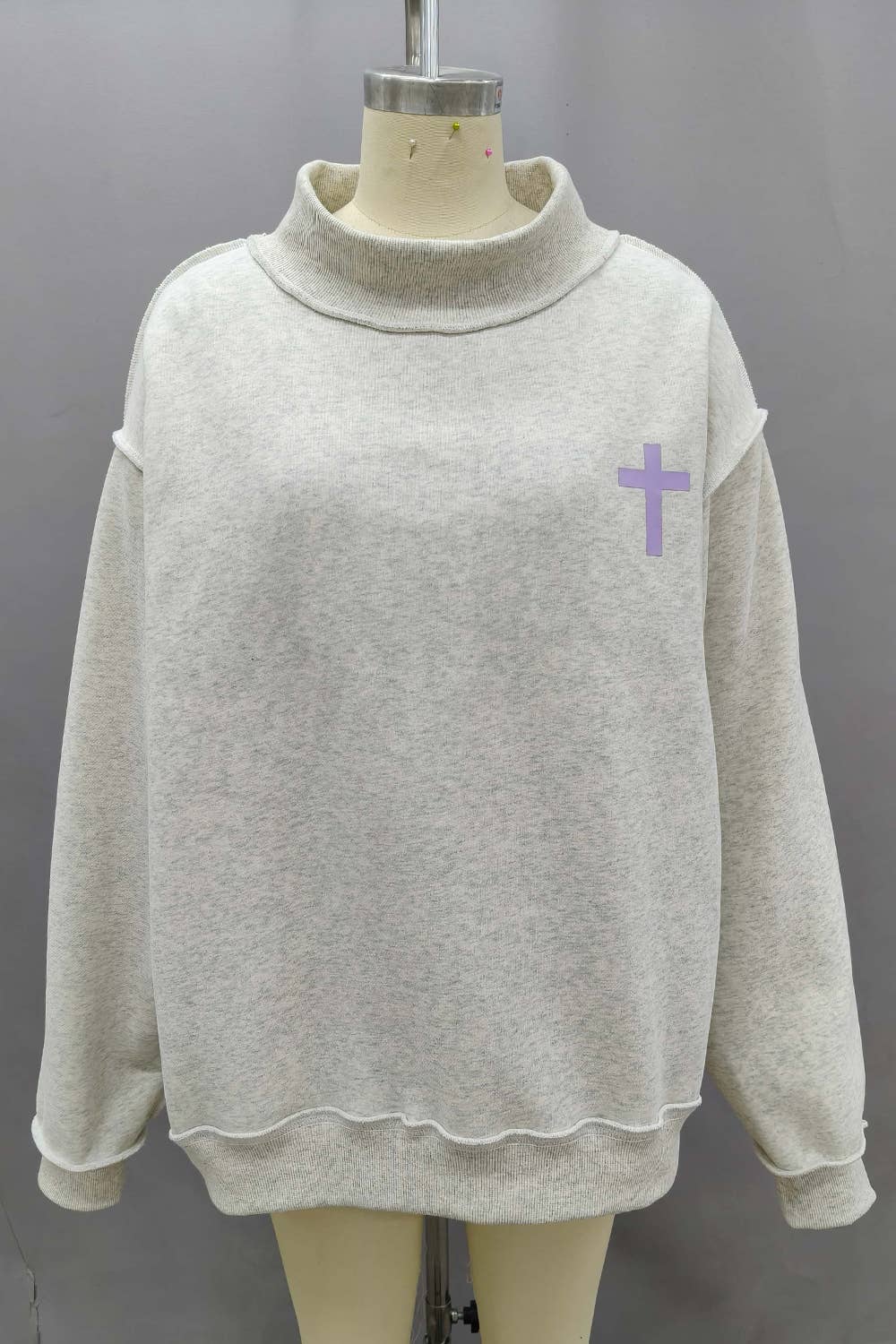 Jesus Saves Mockneck Lilac