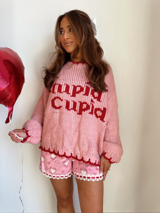 Stupid Cupid Chunky Knit Sweater