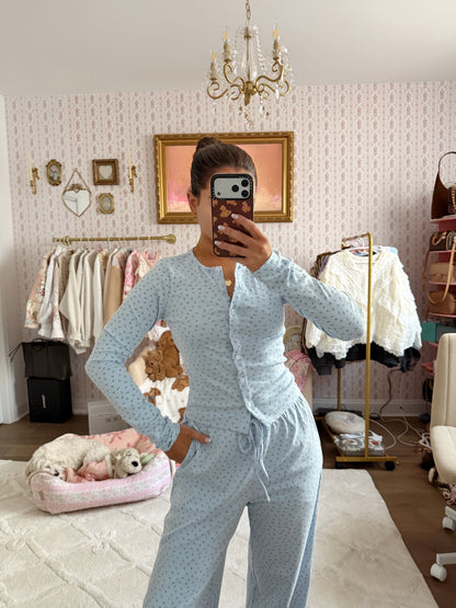 Blueberry Floral Lounge Set