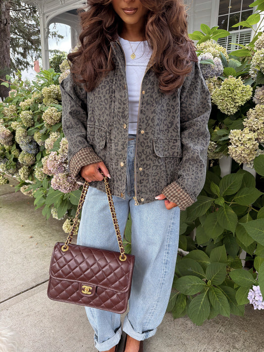 Ashby Leopard Barn Jacket