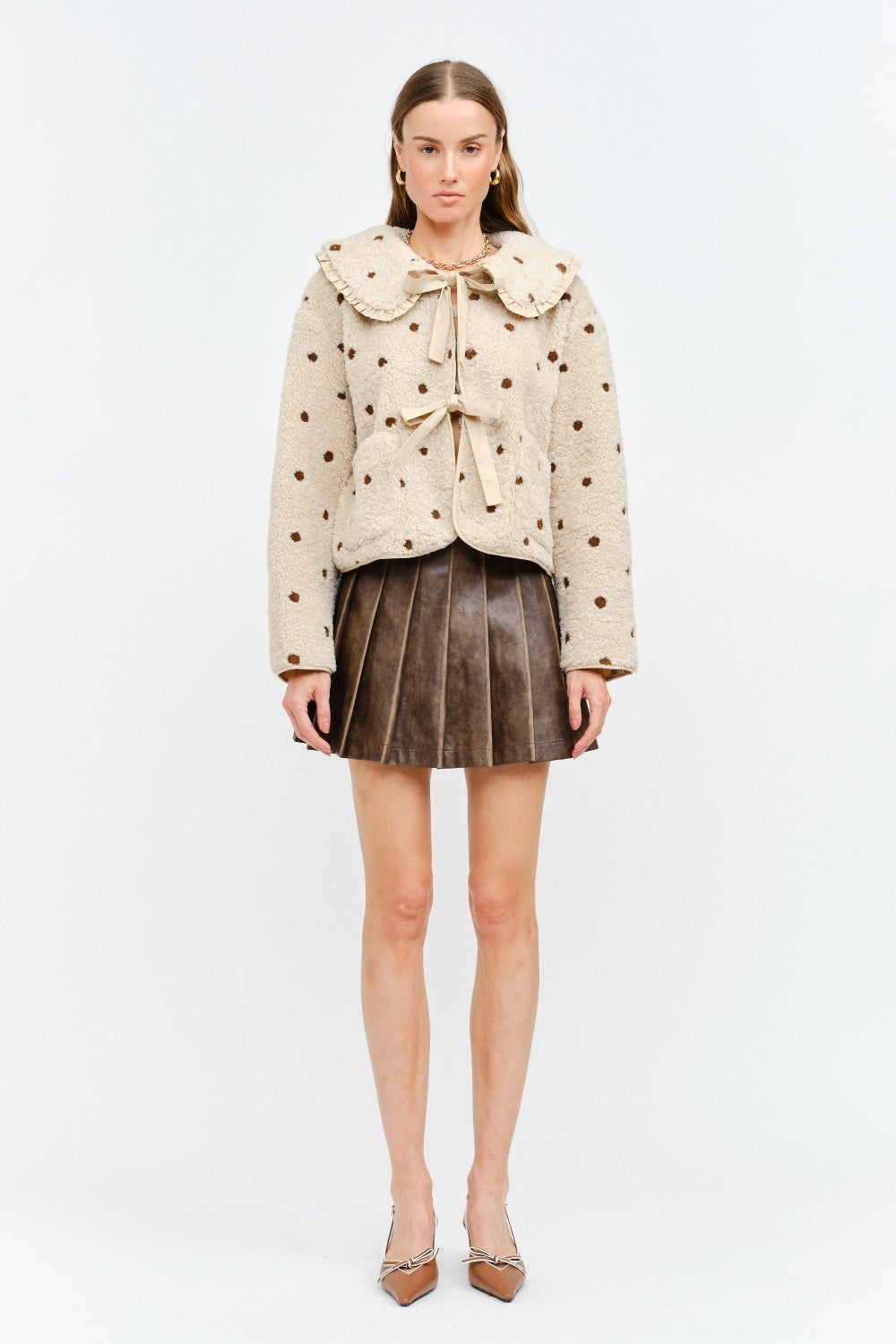Crème Brûlée Sherpa Jacket (Oat)