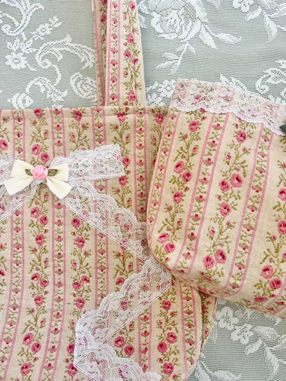 Meet Me In Paris Tote & Beauty Bucket Set (Paris exclusive fabric)