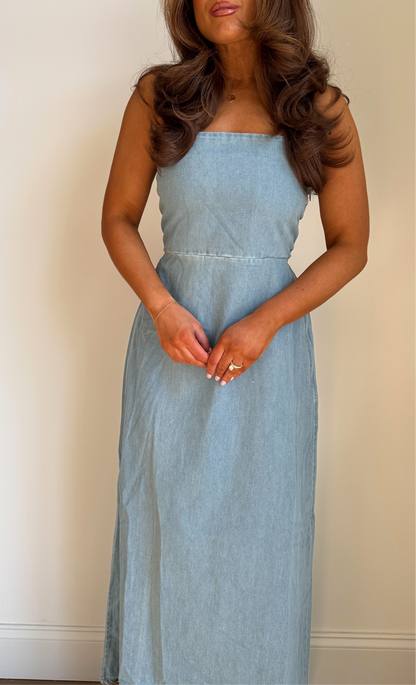 Denim Maxi Dress