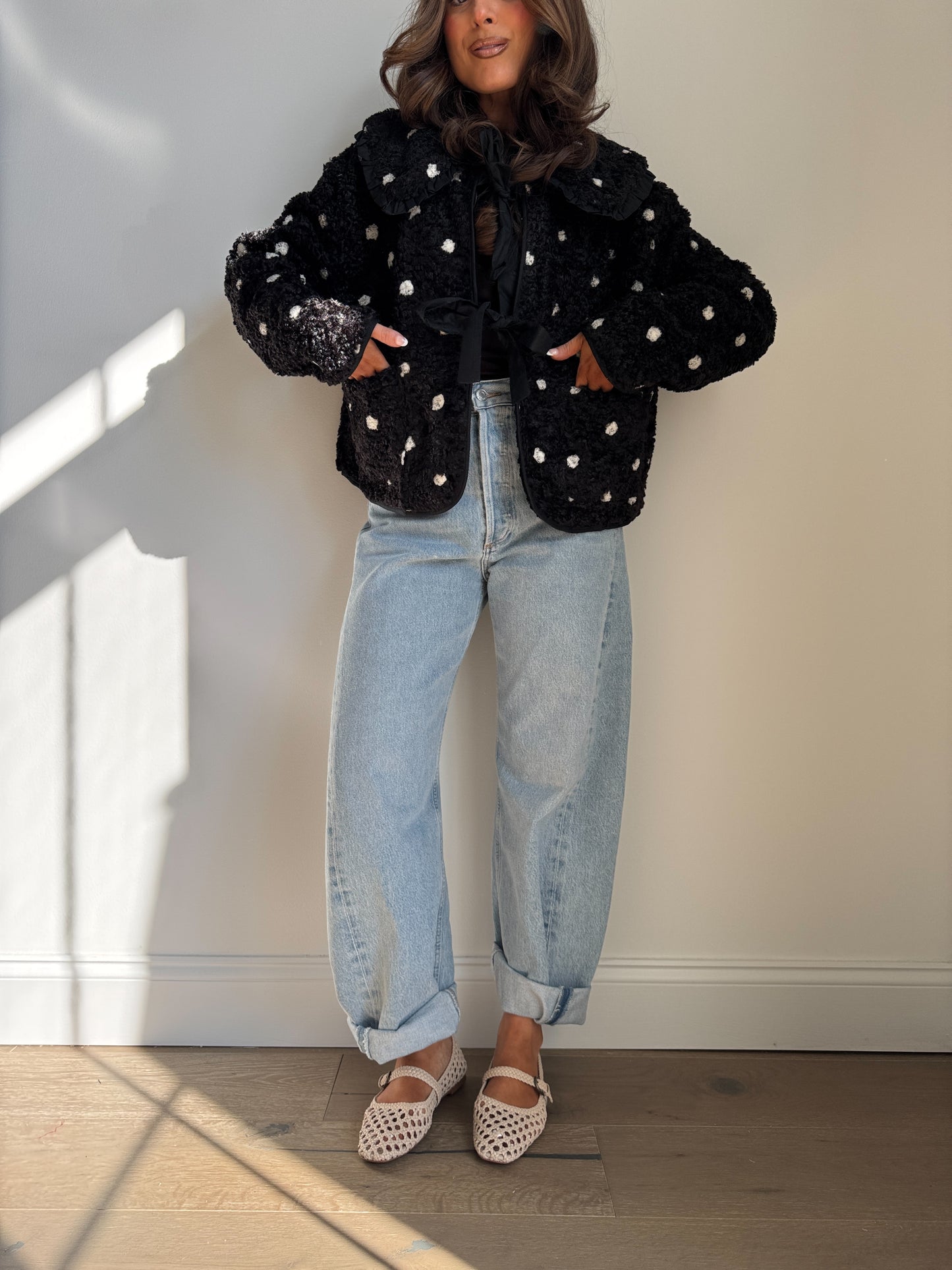Cookies & Cream Sherpa Jacket
