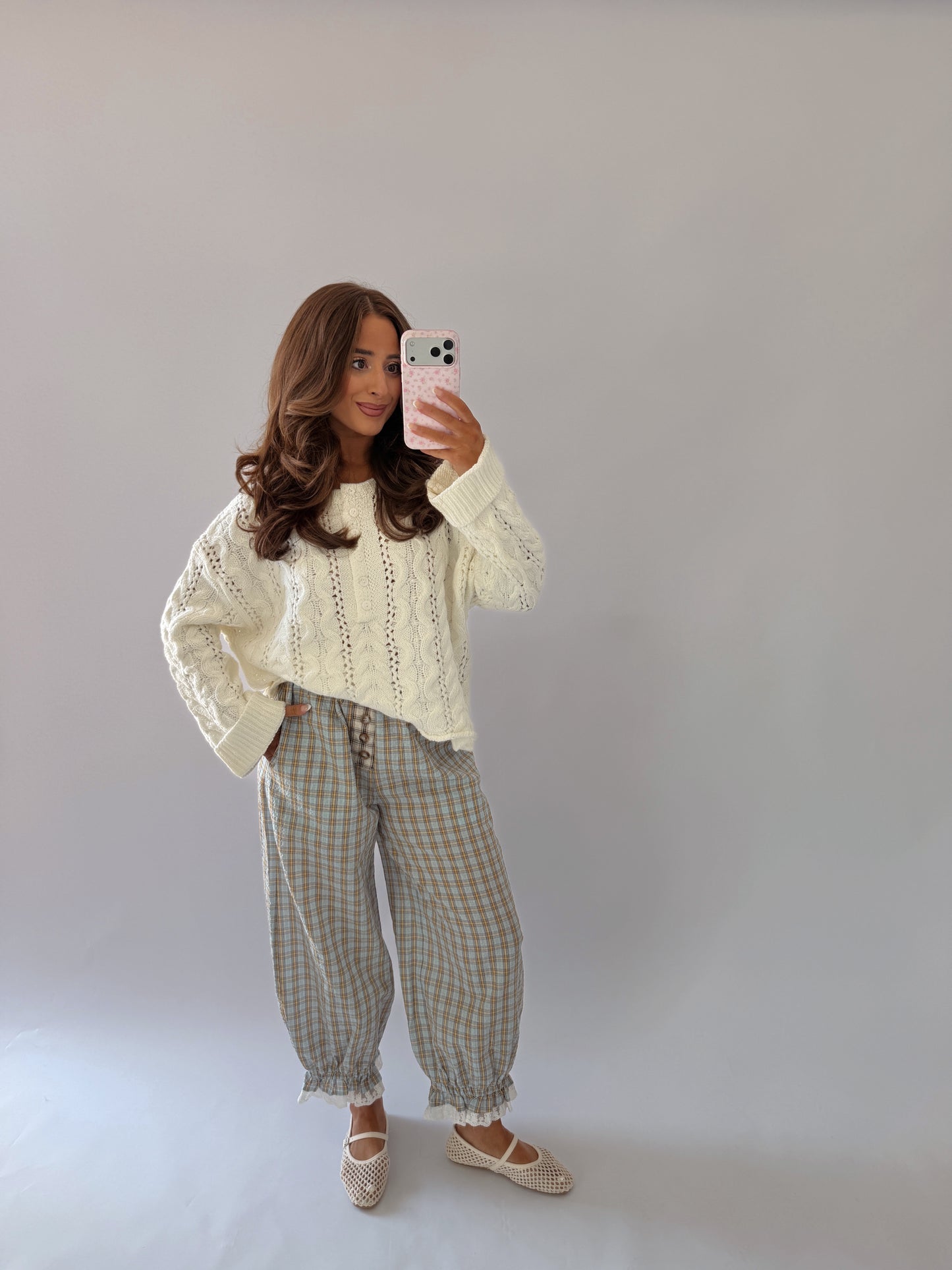 Cottage Bloomer Plaid Pants