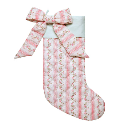 Quilted Printed Cami Bow Stocking SHIPS AUGUST