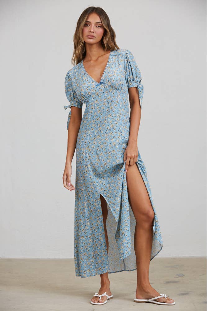The Coastal Tide Maxi Dress