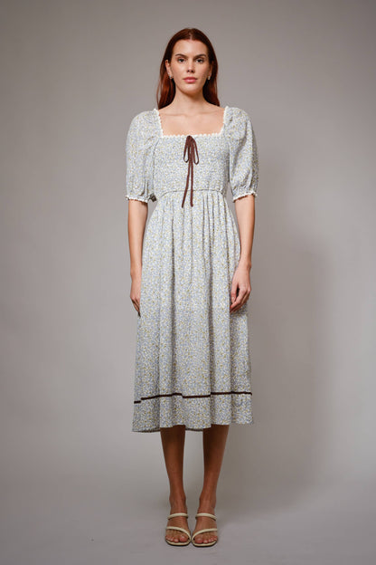 Bluebell Breeze Midi Dress