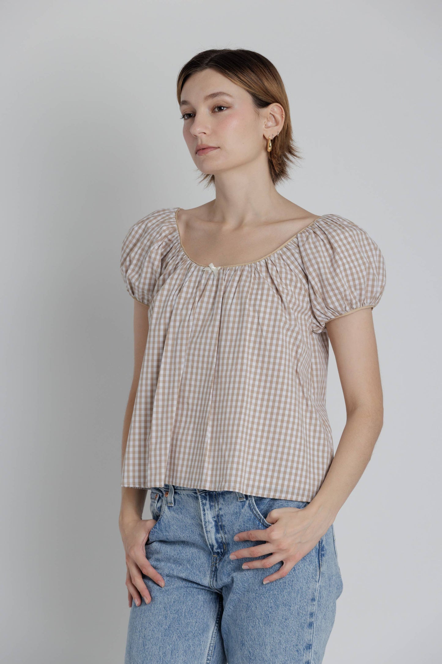 Gingham Picnic Top