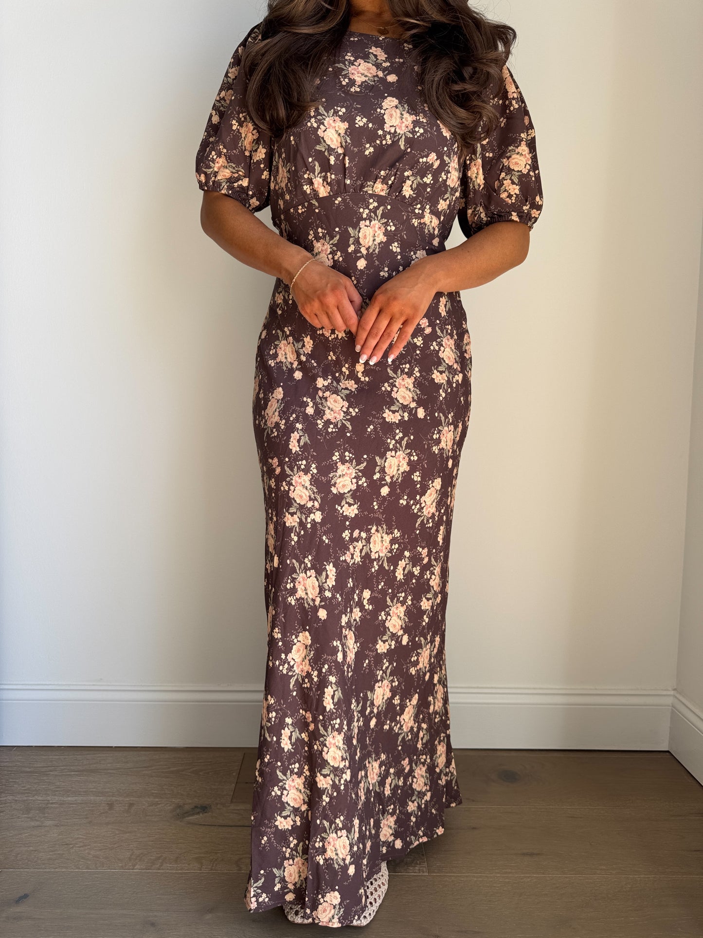 Blush Bouquet Maxi Floral Dress (Maple) Can’t restock