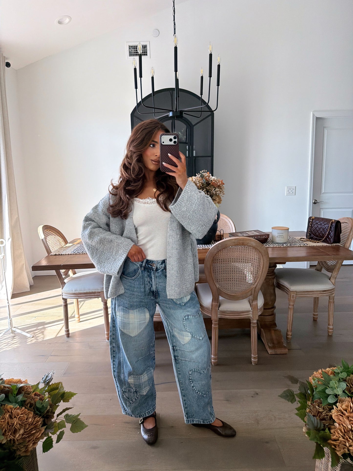 Barrel Jeans Heart Patch