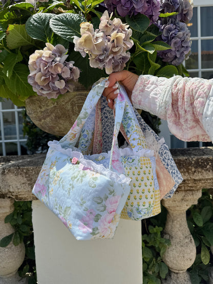 Mint & Lace Vintage Floral Mini Shoulder Bag