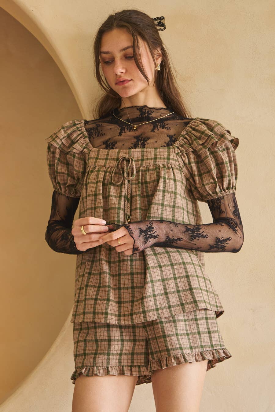 Spring Into Plaid Set